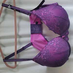 NEW TORRID PURPLE LACE BRA 46DDD
